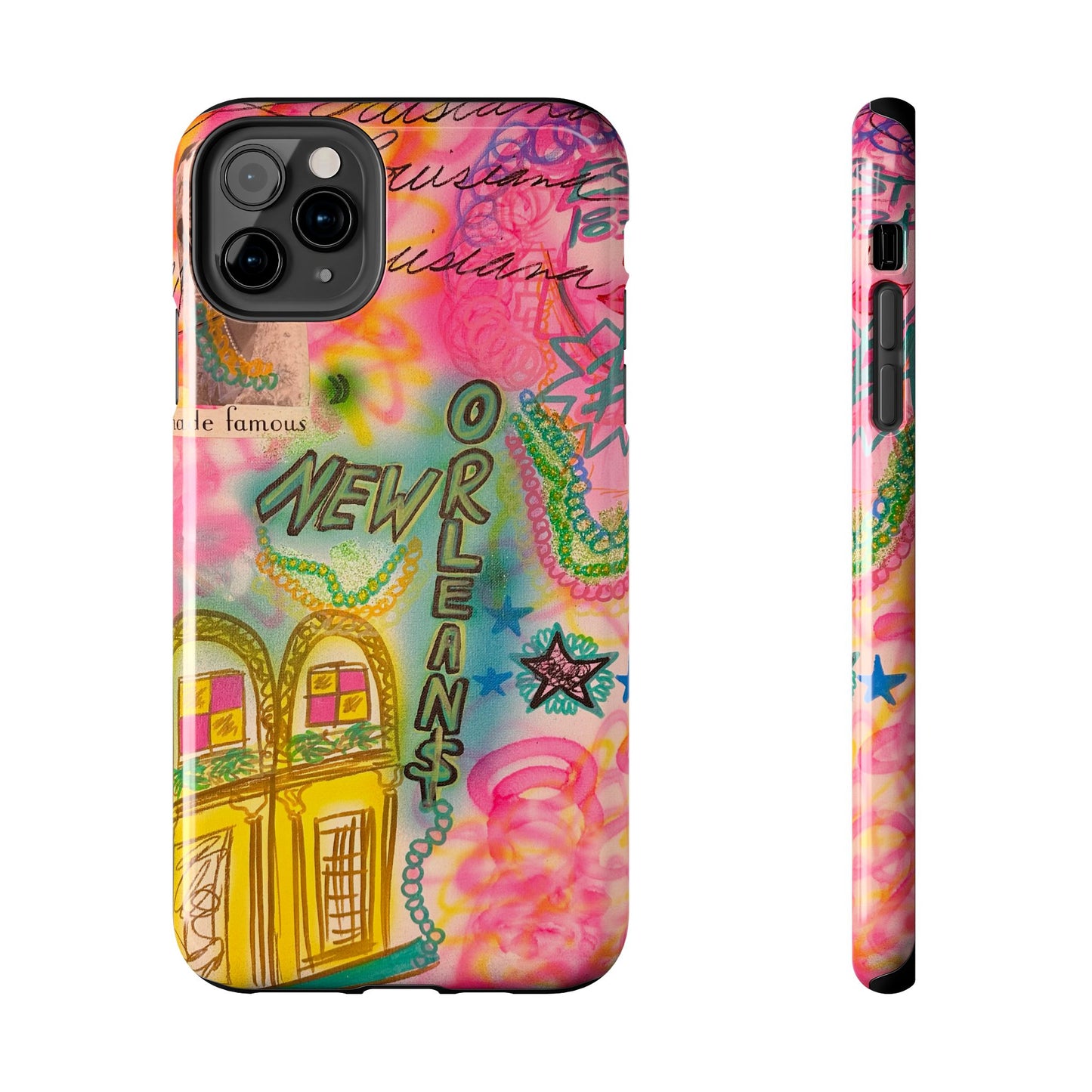 "new orleans, la" airbrush iPhone case