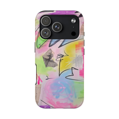 "pastel static" airbrush iPhone case