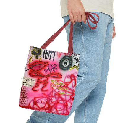 "IT girl" airbrush tote bag