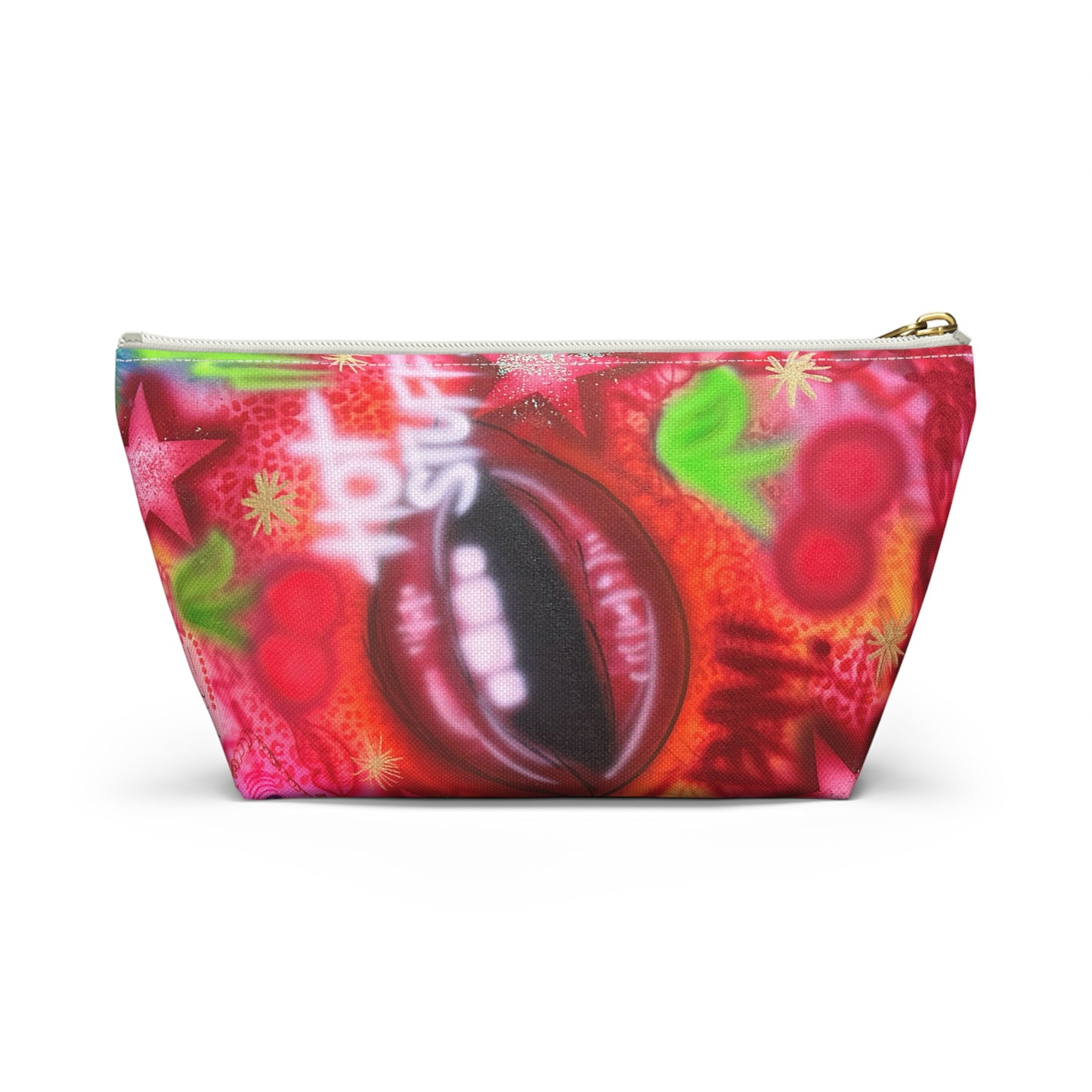 "hot stuff" airbrush makeup pouch