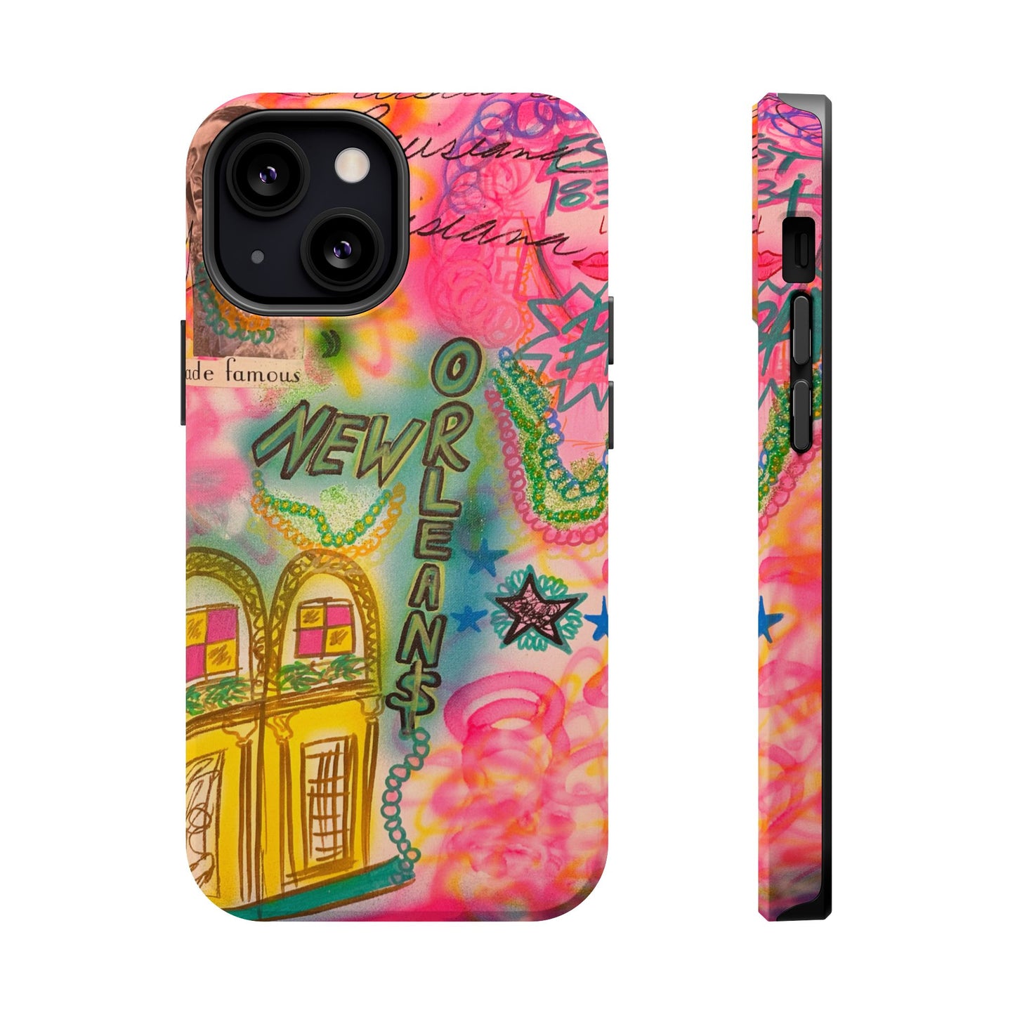 MagSafe "new orleans, la" airbrush iPhone case
