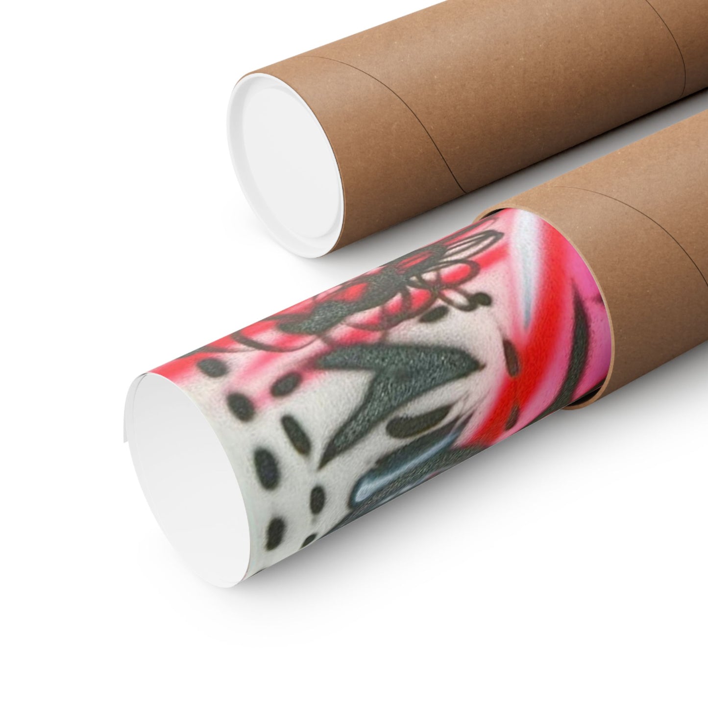 "lucky you!" airbrush horizontal print