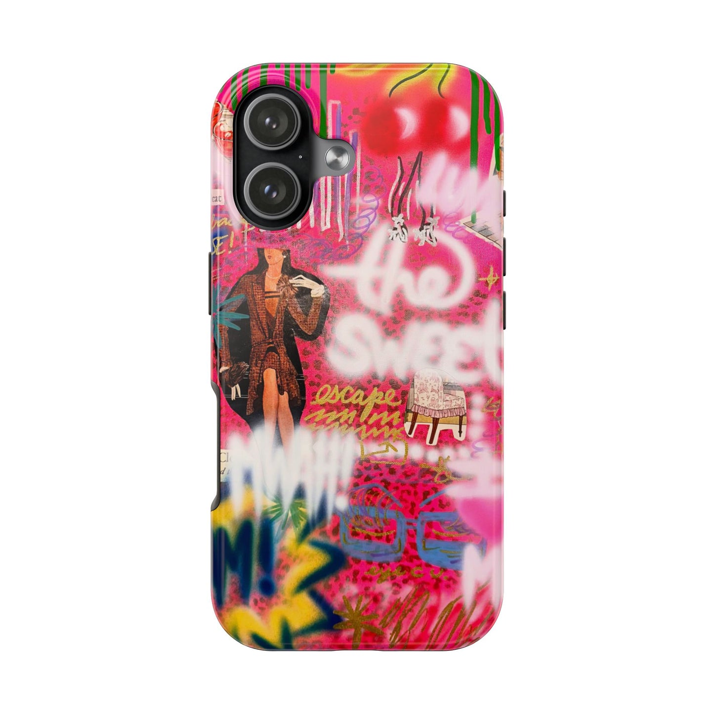 "sweet escape" airbrush iPhone case