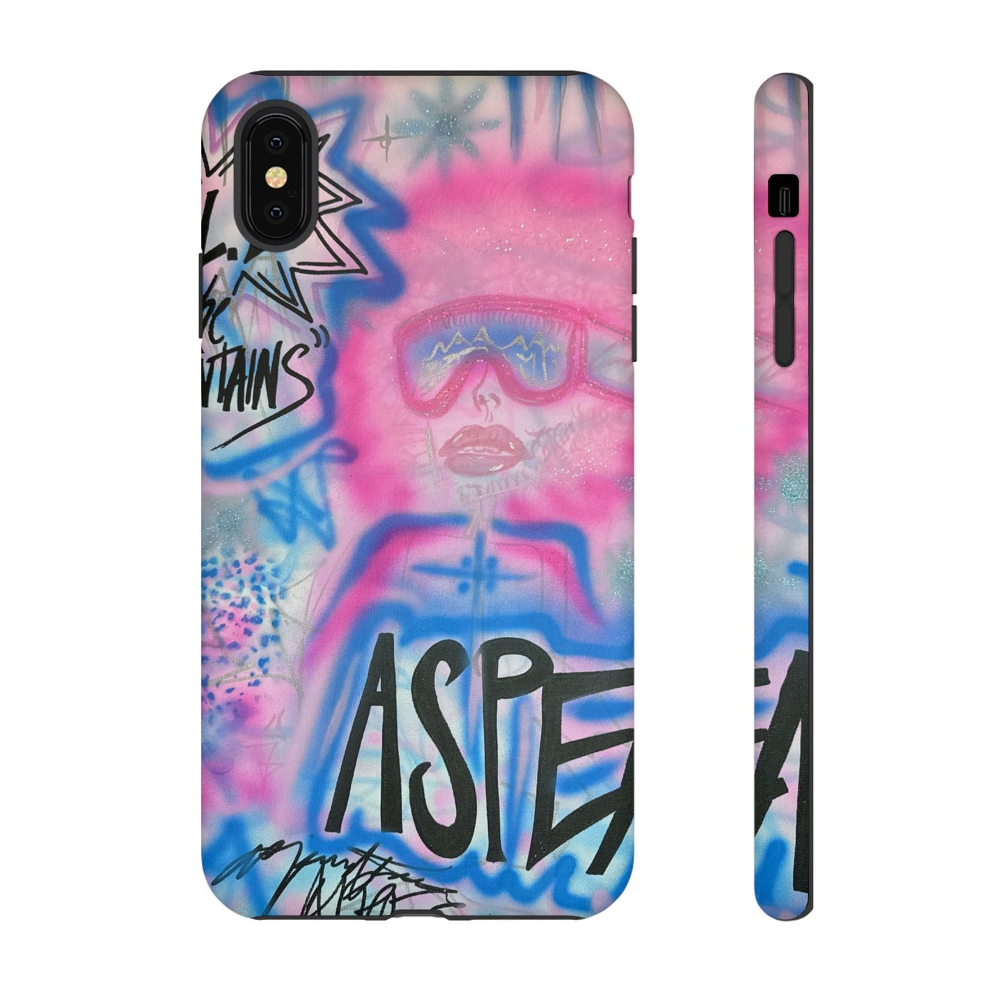 "aspen aspirations" airbrush iPhone case