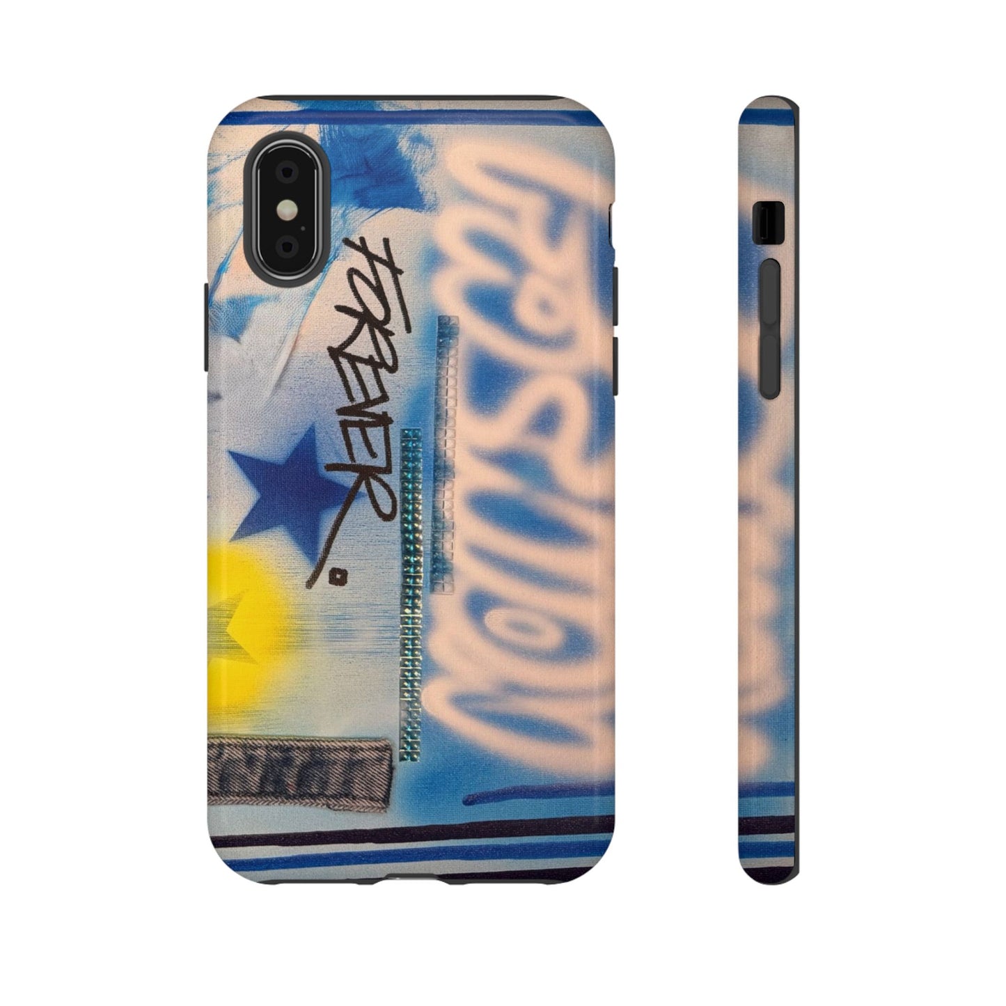 "fashion forever" airbrush iPhone case