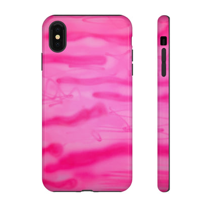 "pink camo" airbrush iPhone case