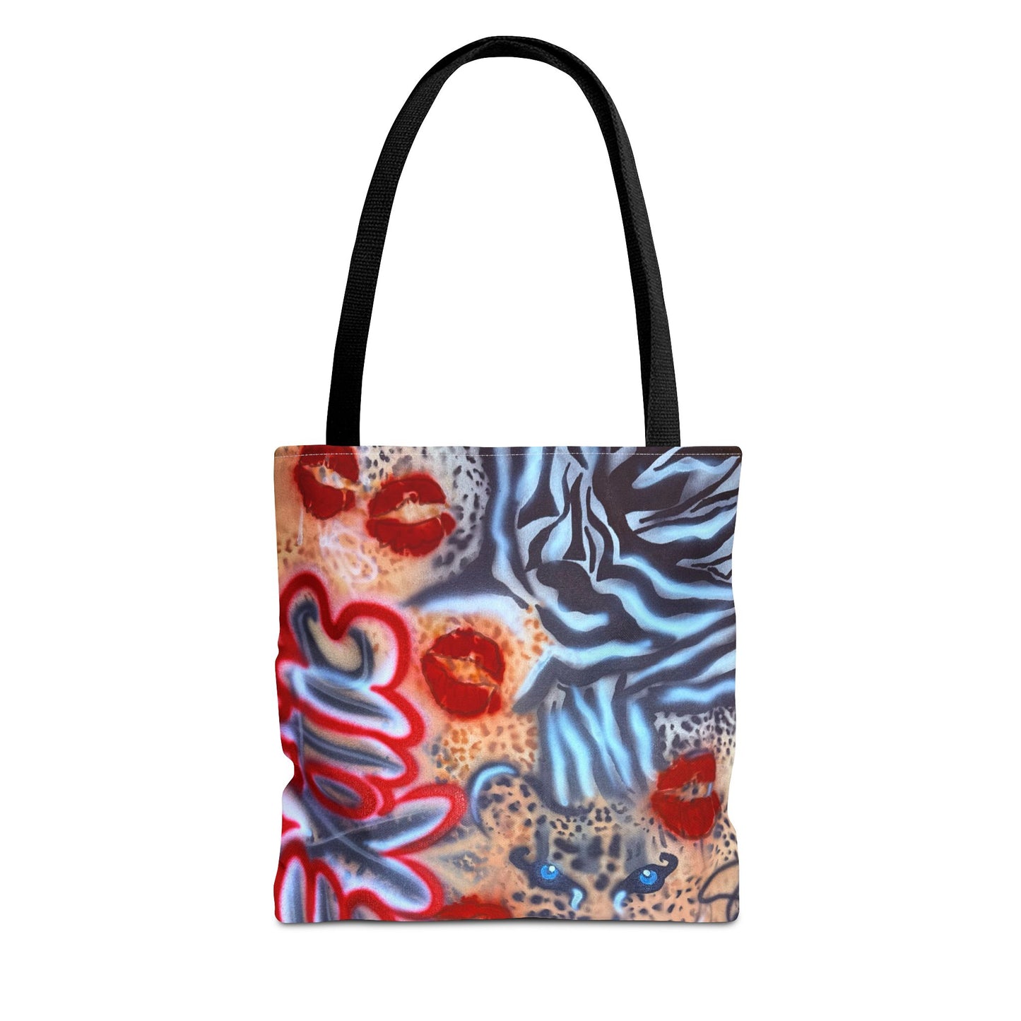 "in the wild" airbrush tote bag