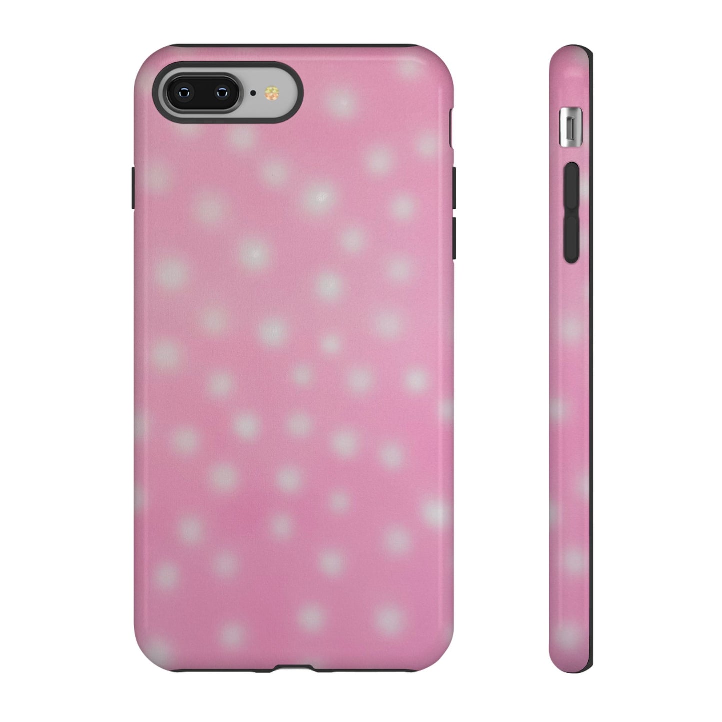 "strawberry swirl polka dot" airbrush iPhone case