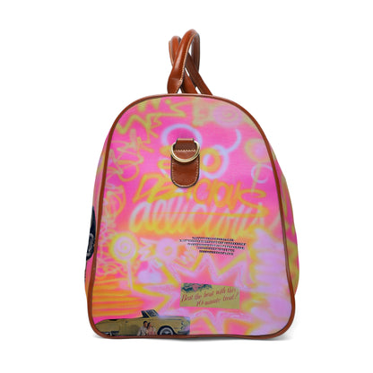"so delicious" airbrush waterproof travel bag
