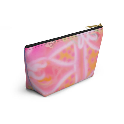 "yellow polka dot bikini" airbrush makeup pouch