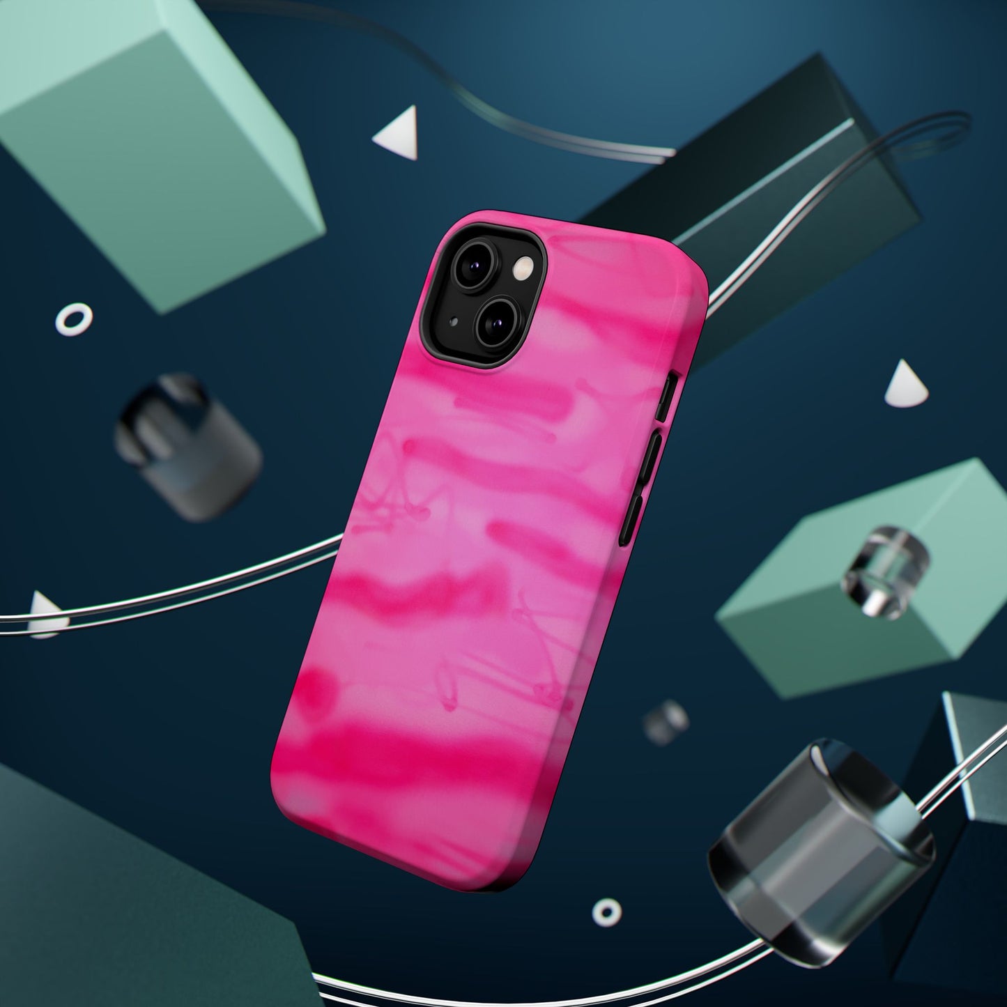 MagSafe "pink camo" airbrush iPhone case