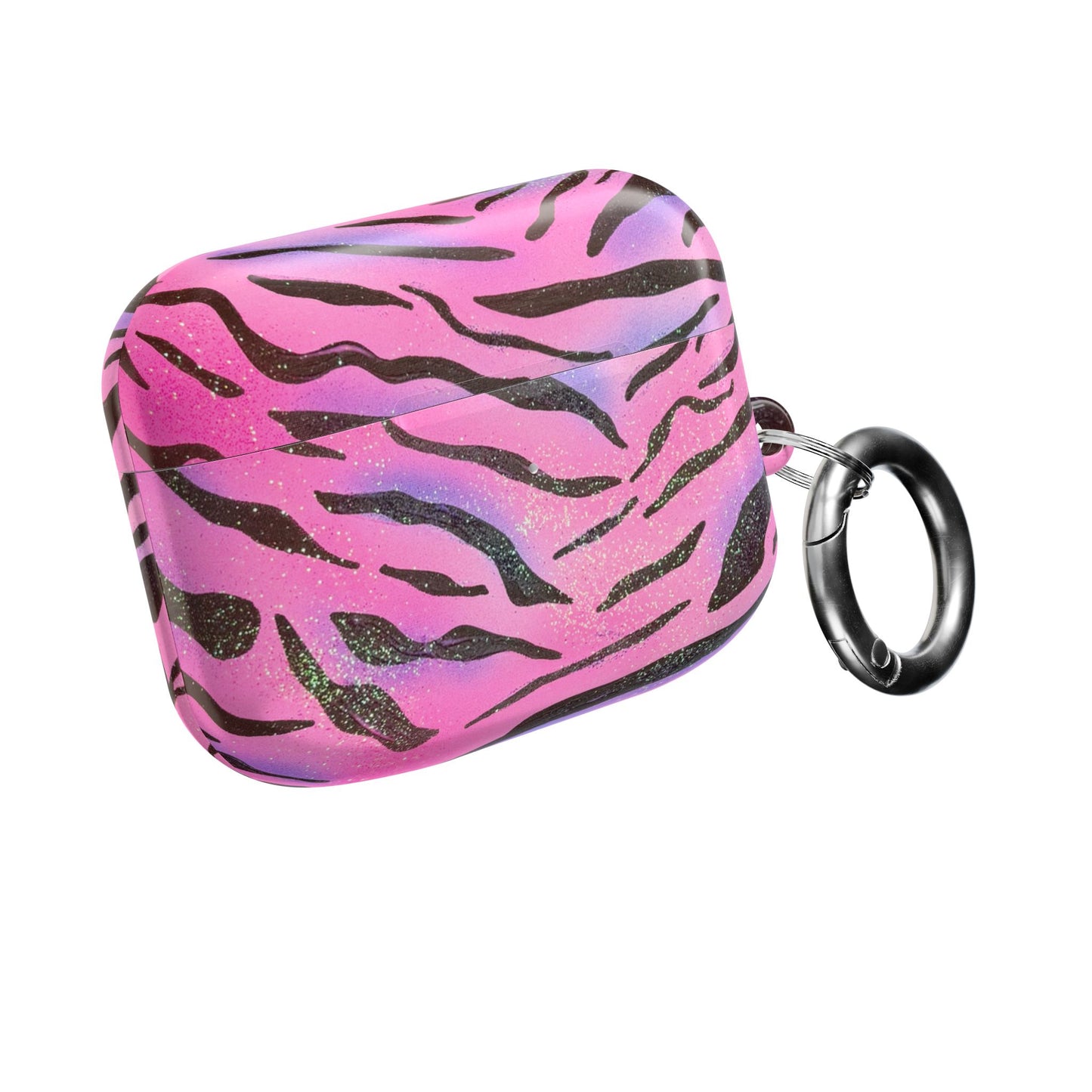 "glitter zebra" airbrush airpod cases