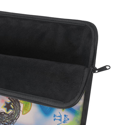 "salted lime" airbrush laptop sleeve