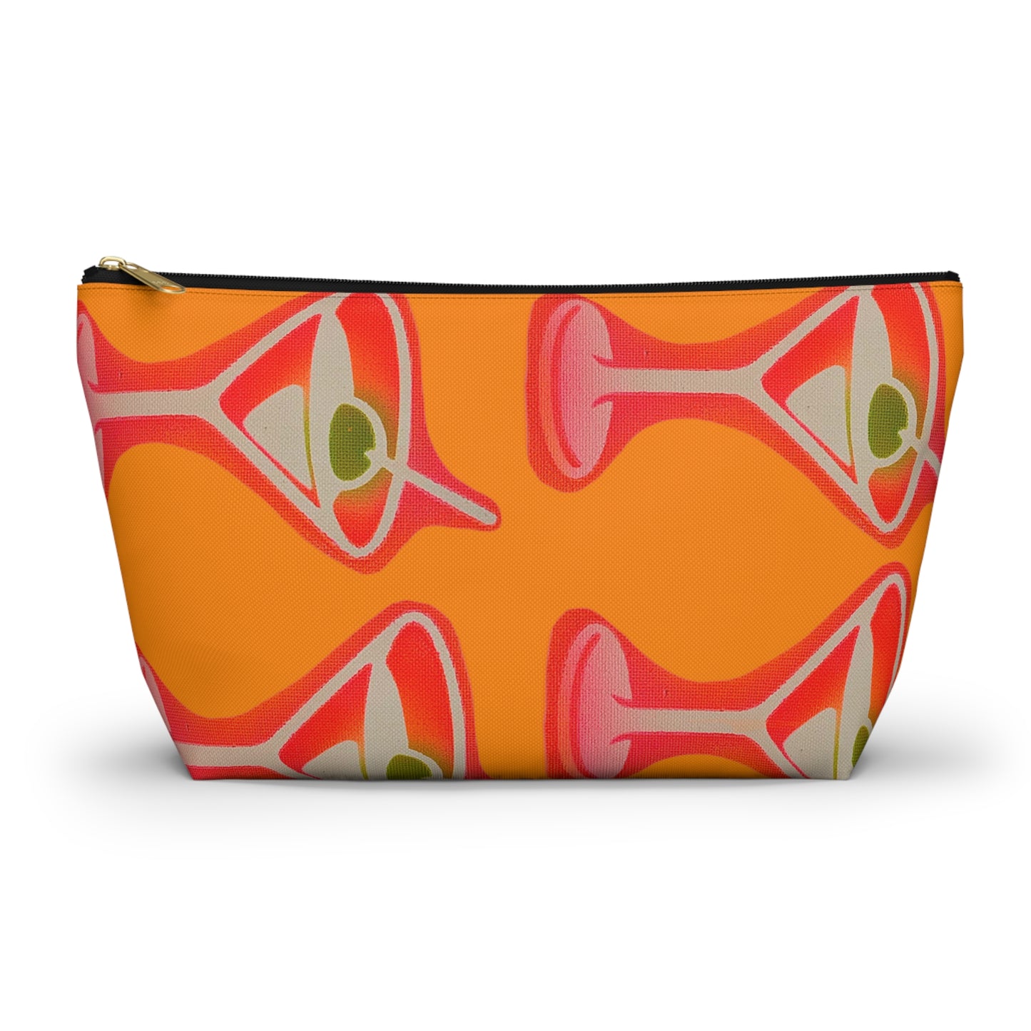 "shaken, not stirred" airbrush makeup pouch