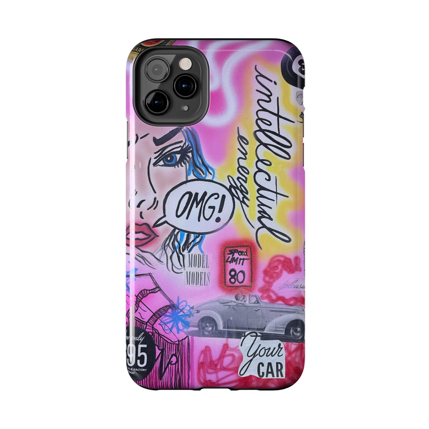 "intellectual energy" airbrush iPhone case