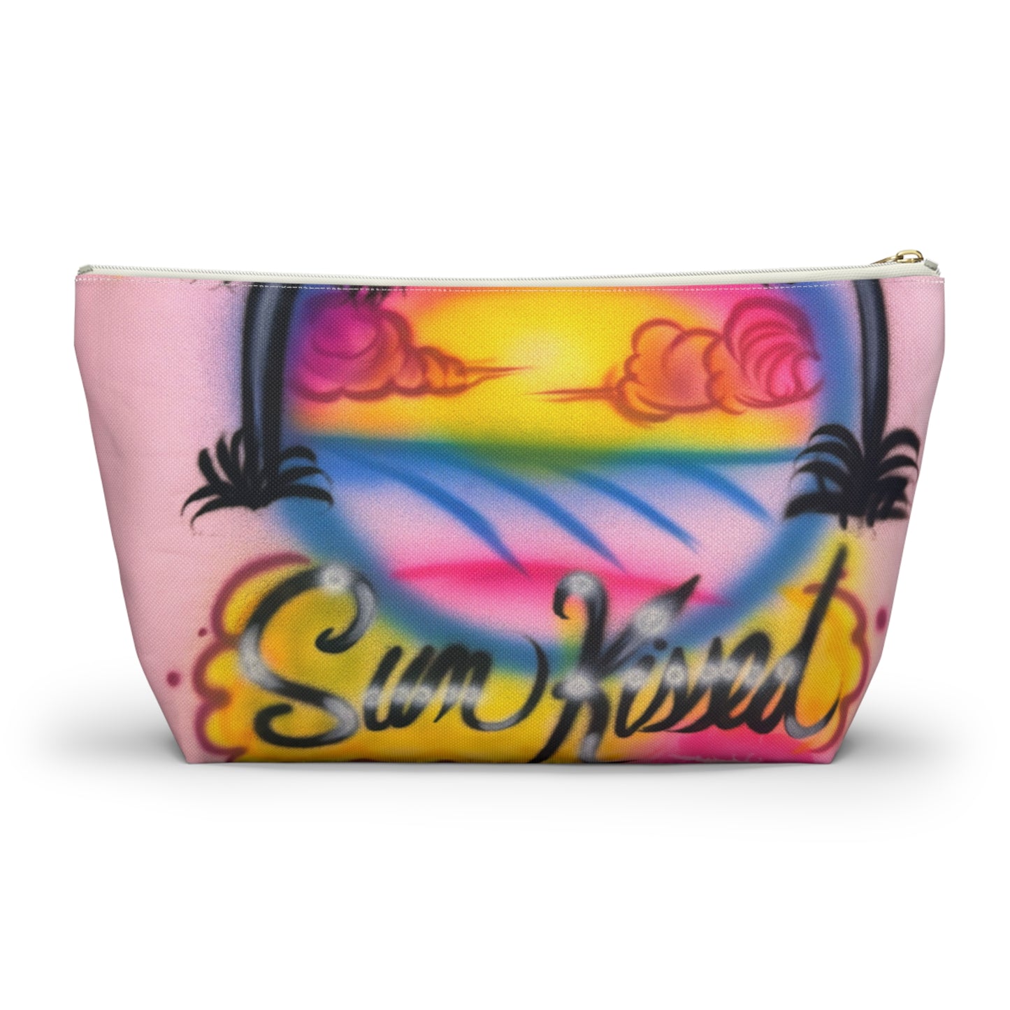 "sunkissed" airbrush makeup pouch