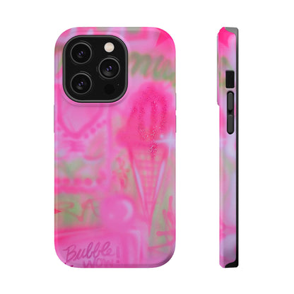 MagSafe "miami matcha" airbrush iPhone case