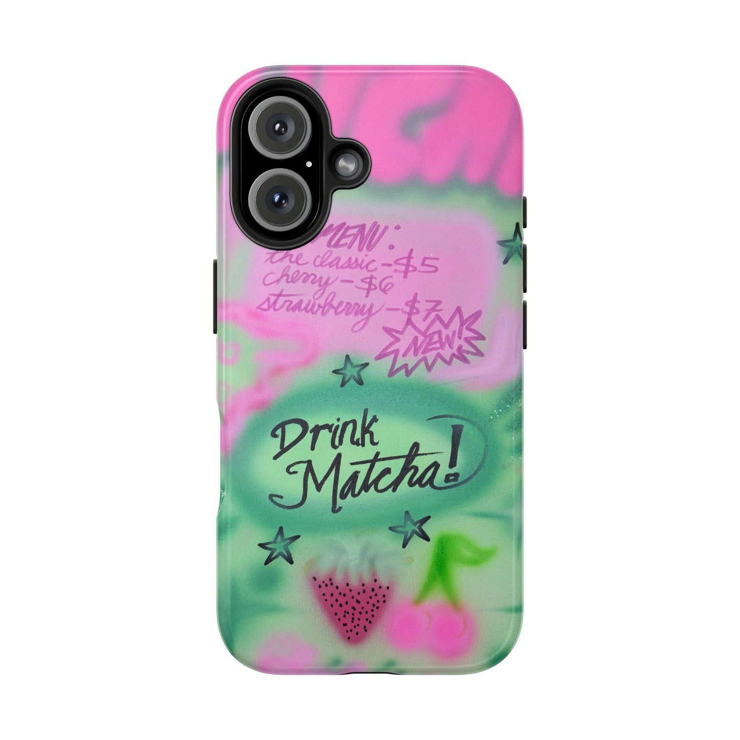 "matcha!" airbrush iPhone case