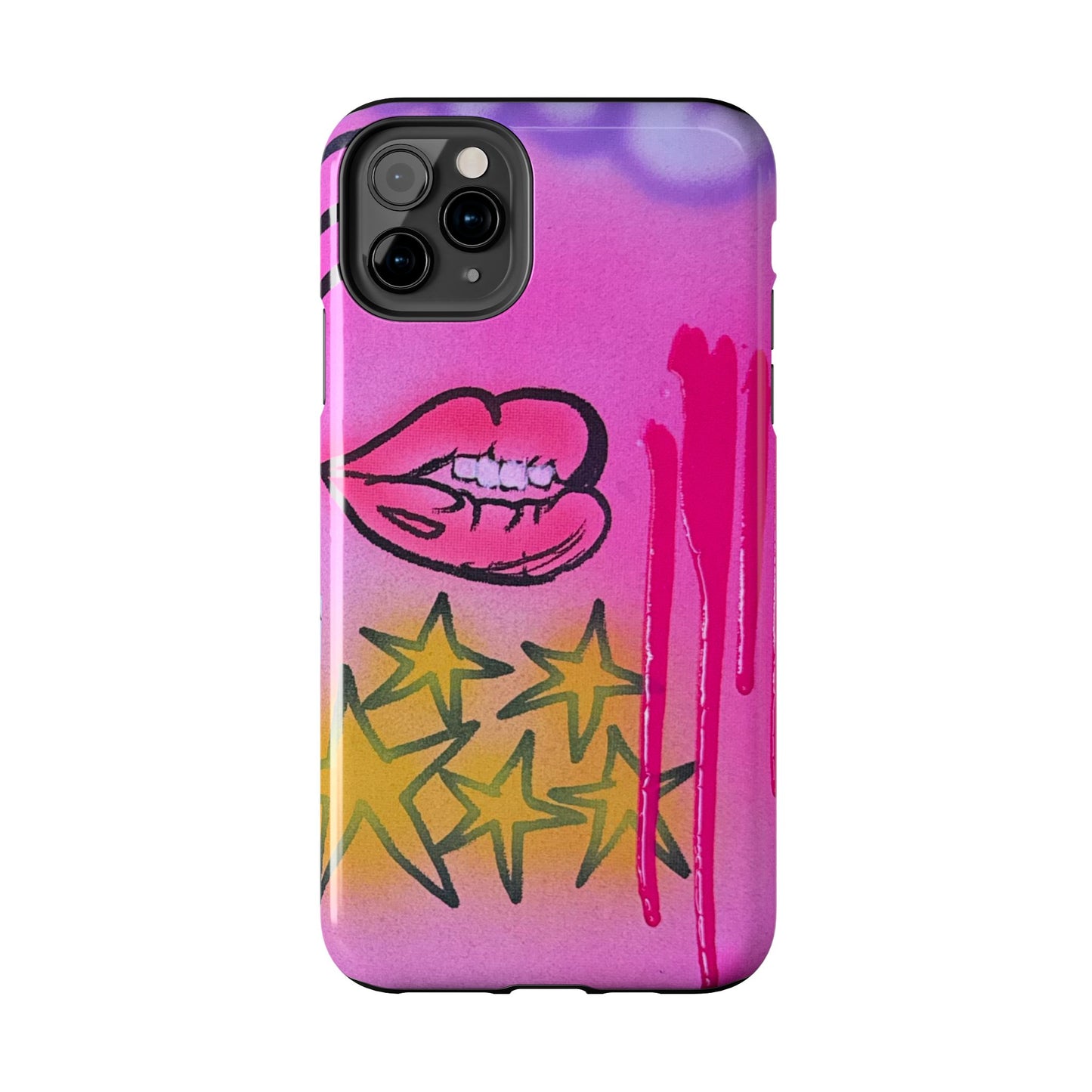 "star drip" airbrush iPhone case