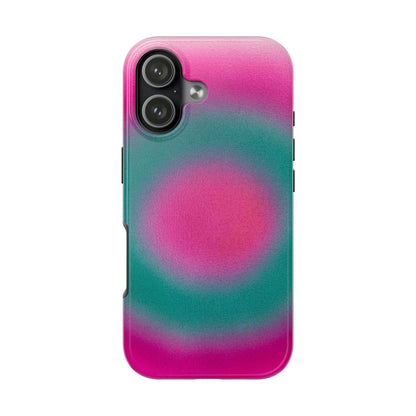 "watermelon swirl" aura airbrush iPhone case