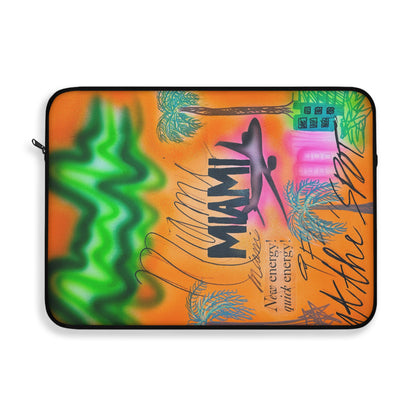 "miami, fl" airbrush laptop sleeve