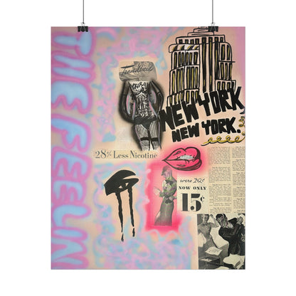 custom nyc airbrush rolled print
