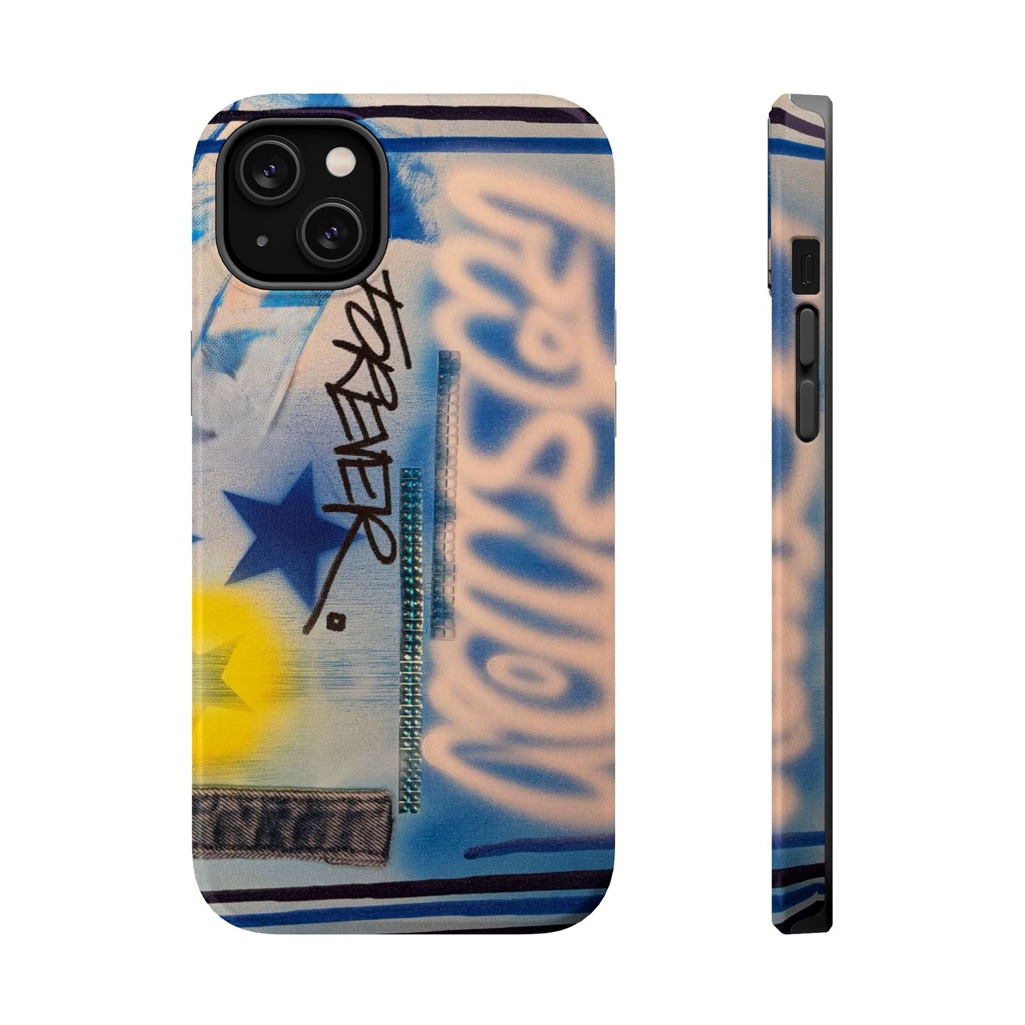 MagSafe "fashion forever" airbrush iPhone case