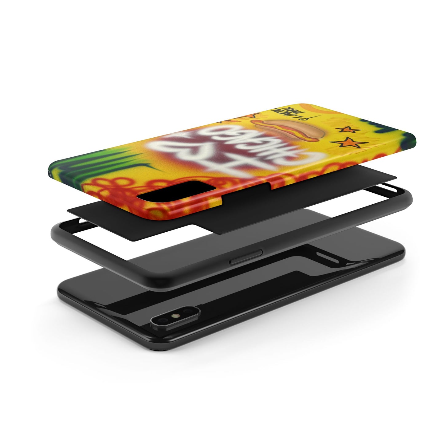 "chicago" airbrush iPhone case