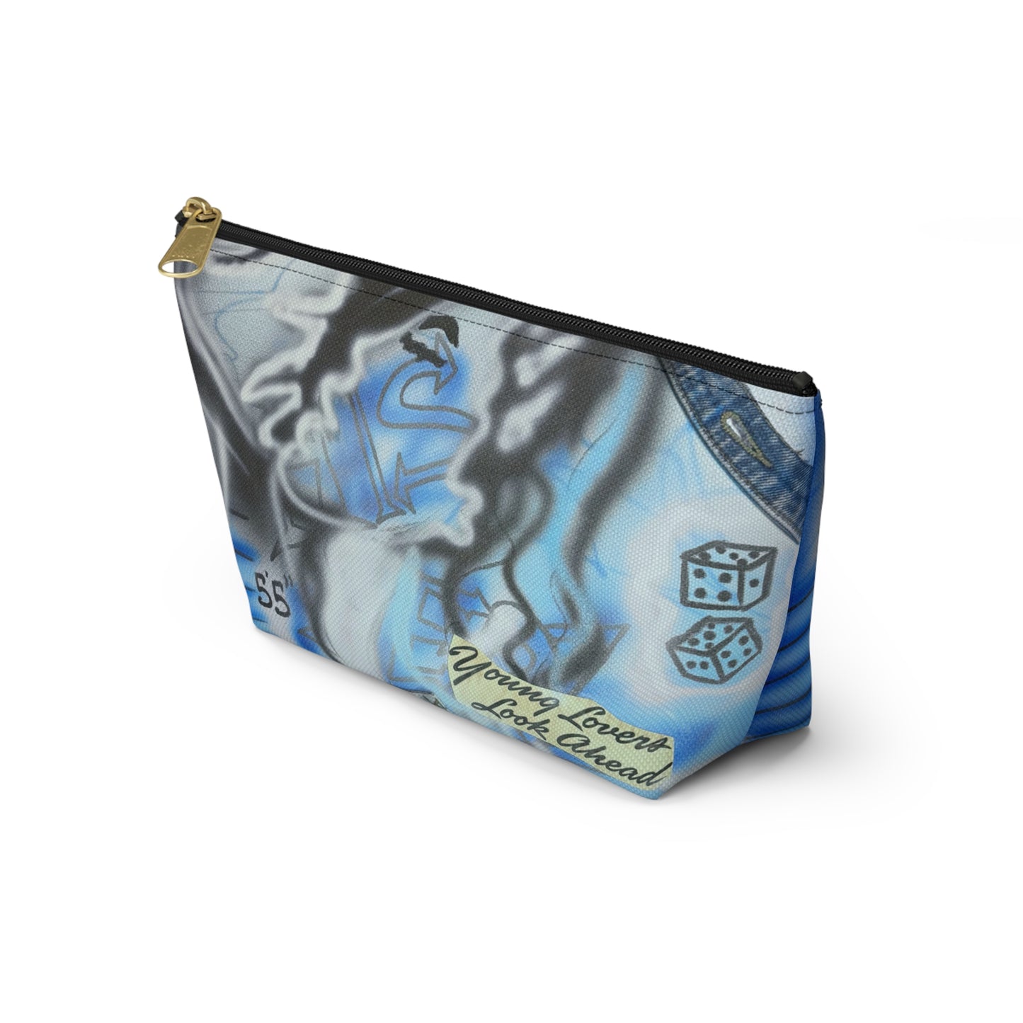 "young lovers" airbrush makeup pouch