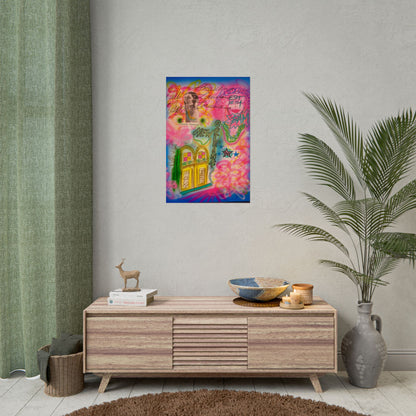 "new orleans, la" airbrush rolled print