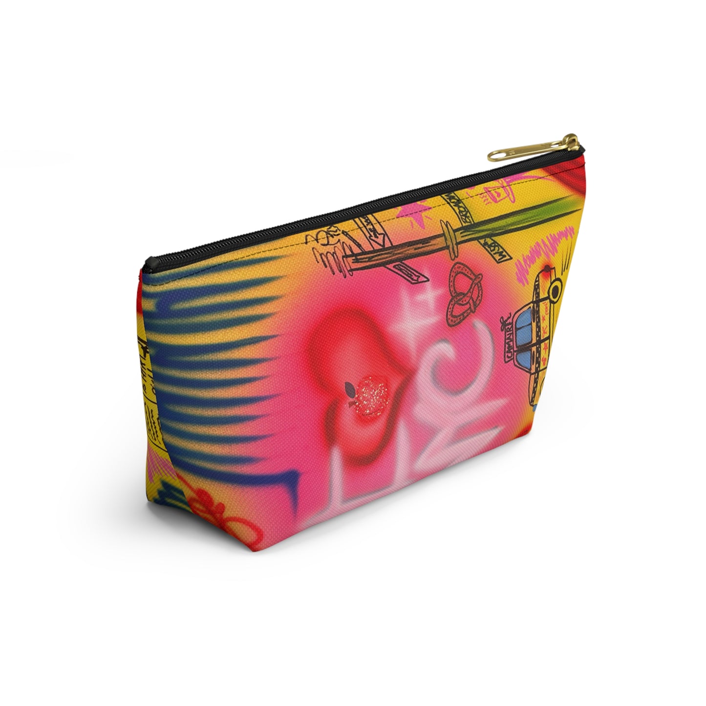 "in the city" airbrush makeup pouch