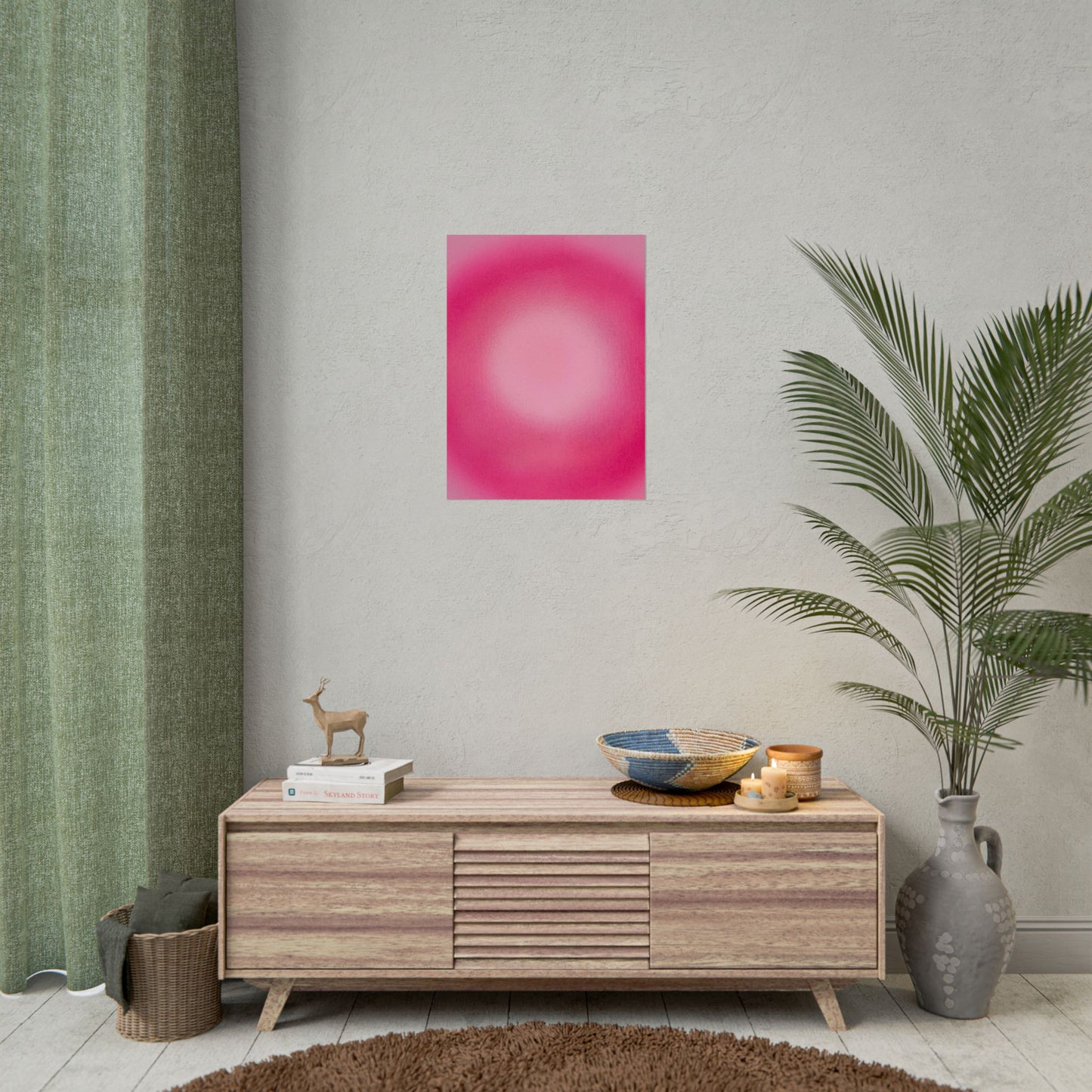 "pinkberry aura" airbrush rolled print