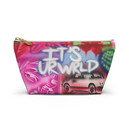 "it's ur WRLD" airbrush makeup pouch