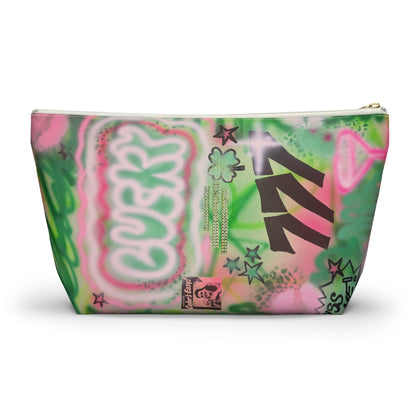 "so lucky" airbrush makeup pouch