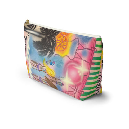 "kinis & tinis" airbrush makeup pouch