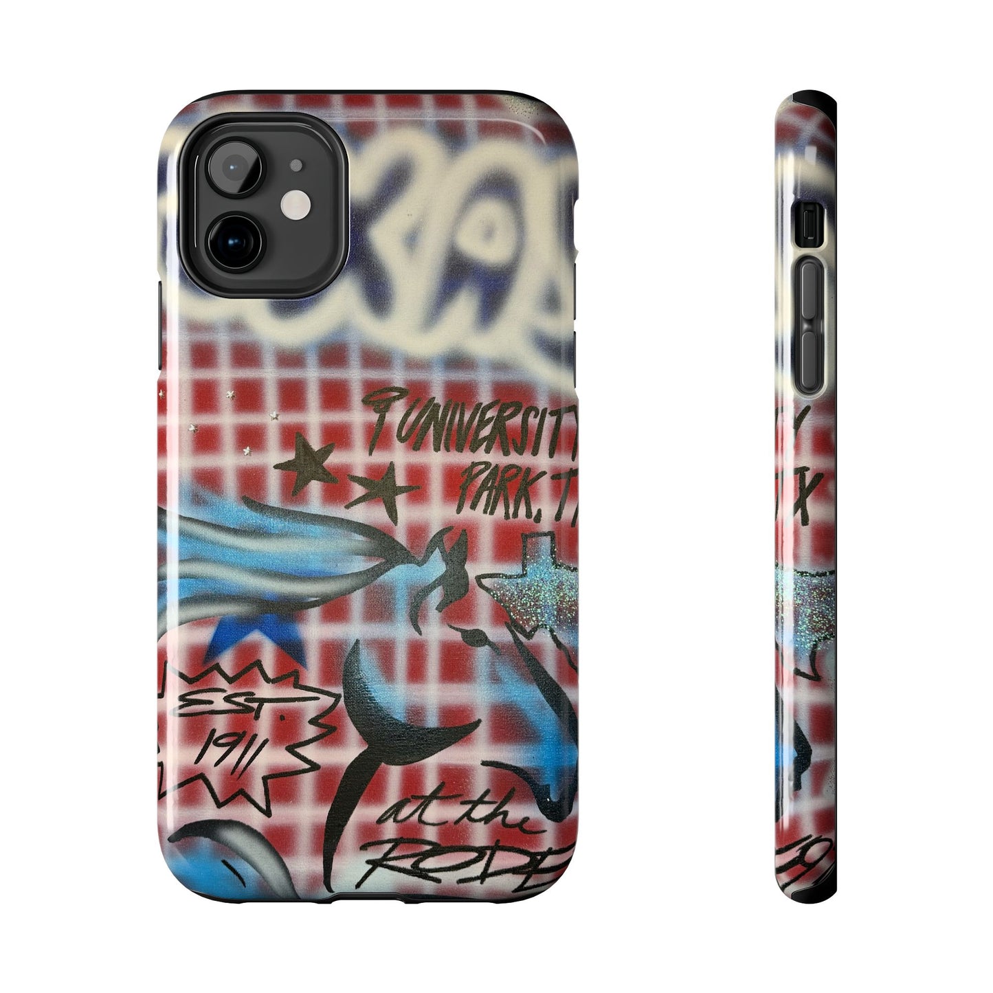 "texas" airbrush iPhone case