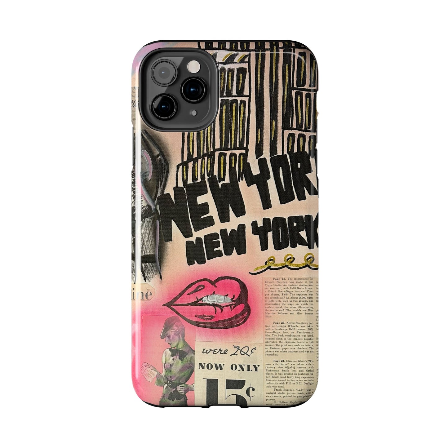 "new york, new york!" airbrush iPhone case