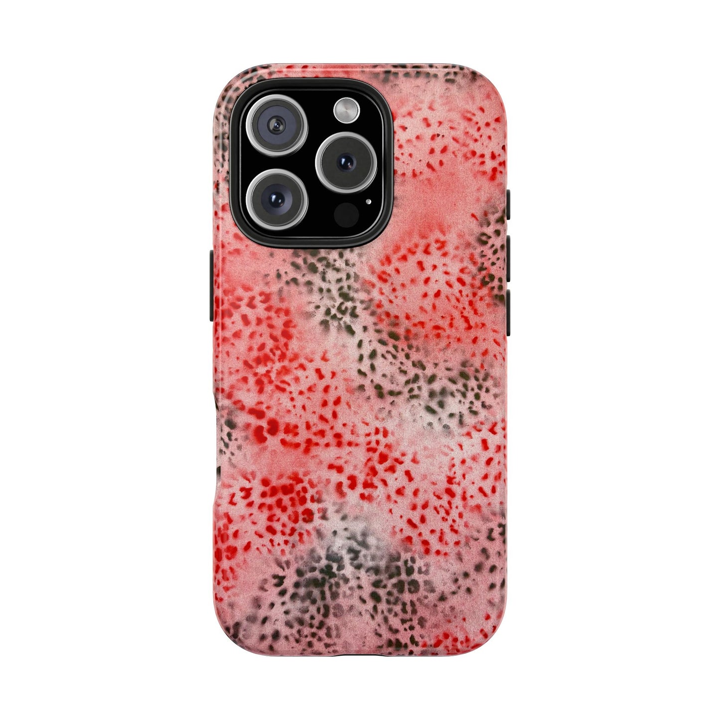 "red cheetah" airbrush iPhone case