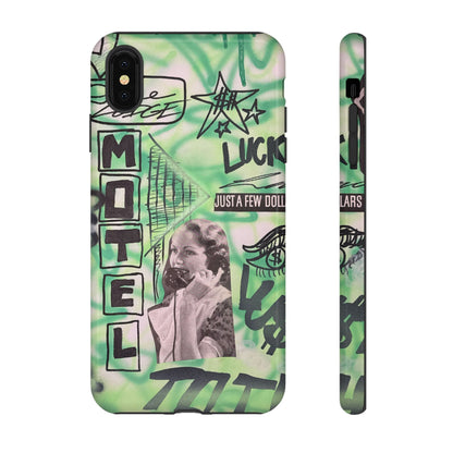 "lust over luck" airbrush iPhone case