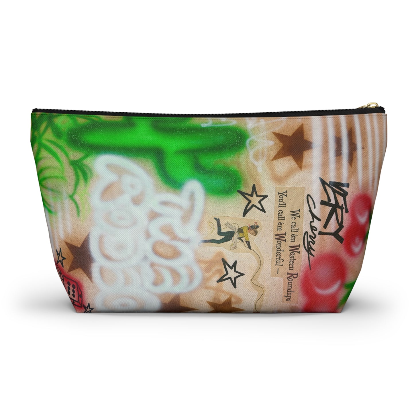 "the rodeo" airbrush makeup pouch