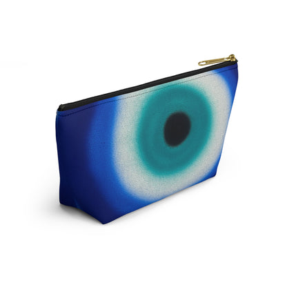 "evil eye" airbrush makeup pouch