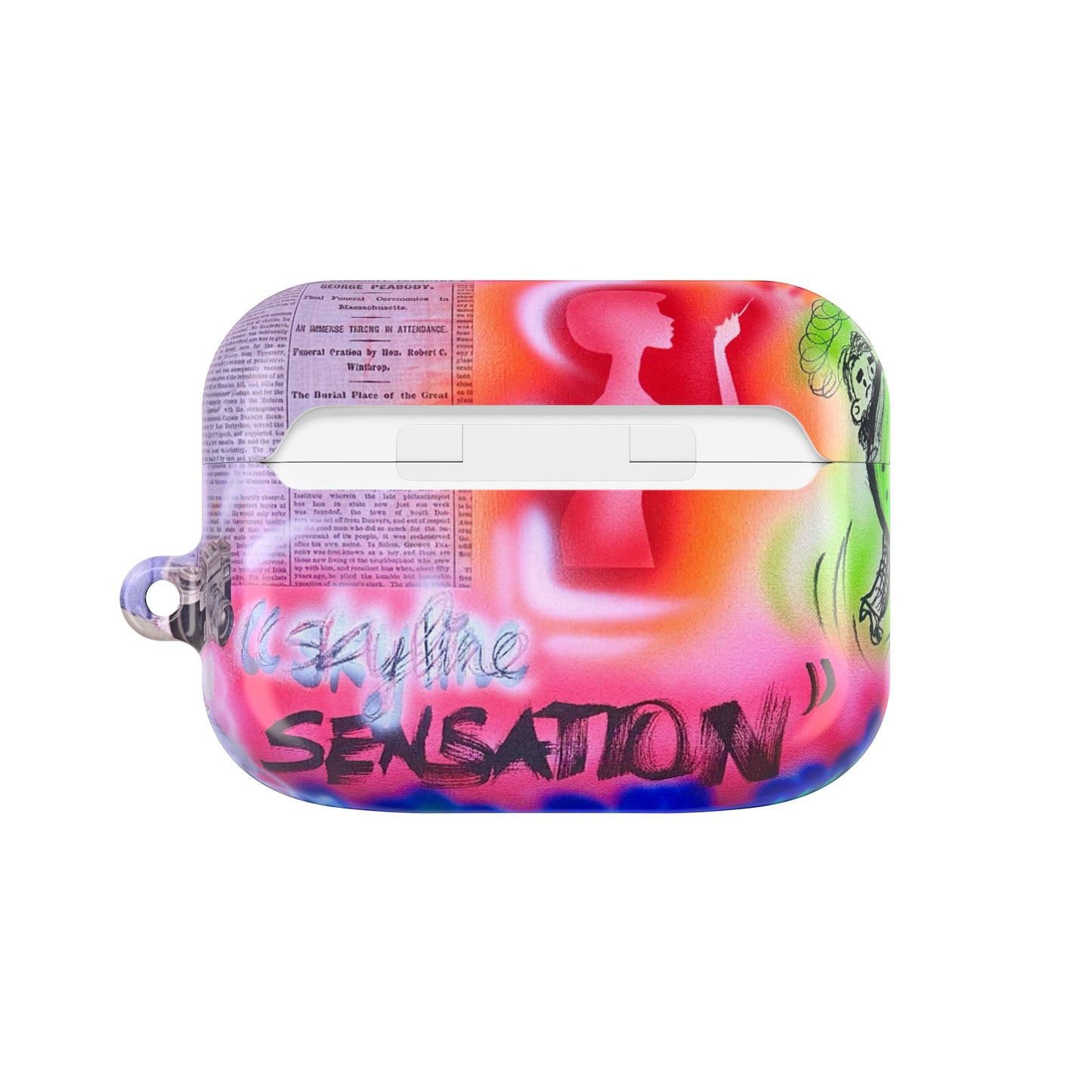 "skyline sensation" airbrush airpod cases