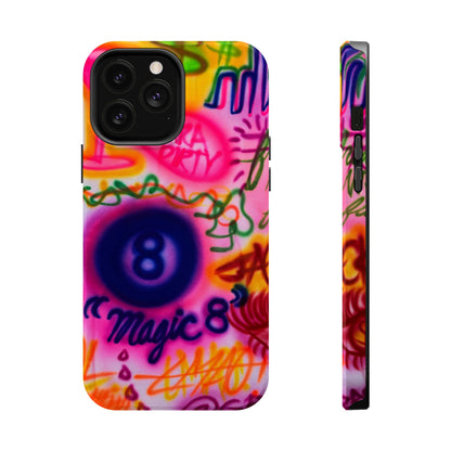 MagSafe "colorful chaos" airbrush iPhone case