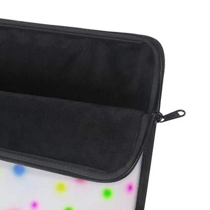 "birthday cake polka dot" airbrush laptop sleeve
