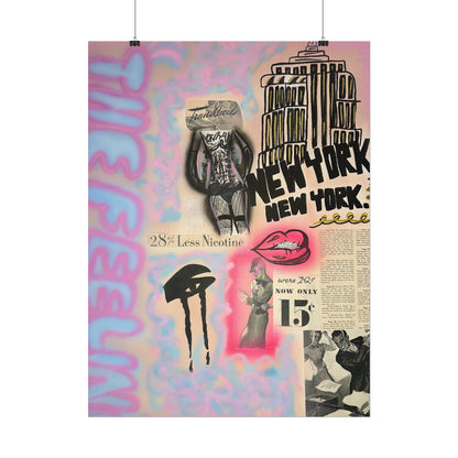 custom nyc airbrush rolled print