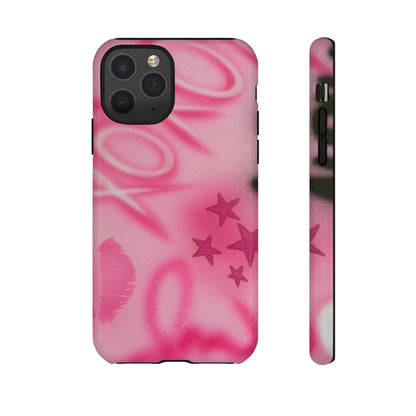"perfectly pink" airbrush iPhone case