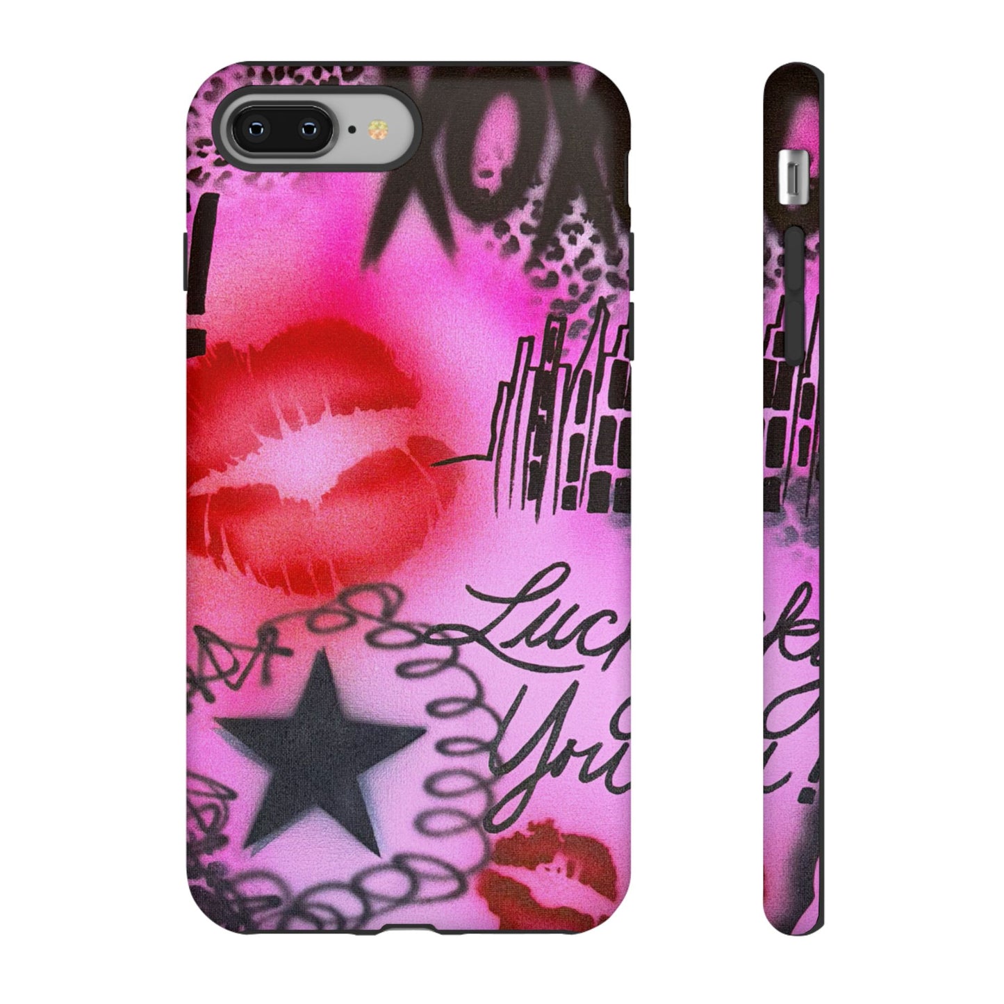 "ulterior motive" airbrush iPhone case