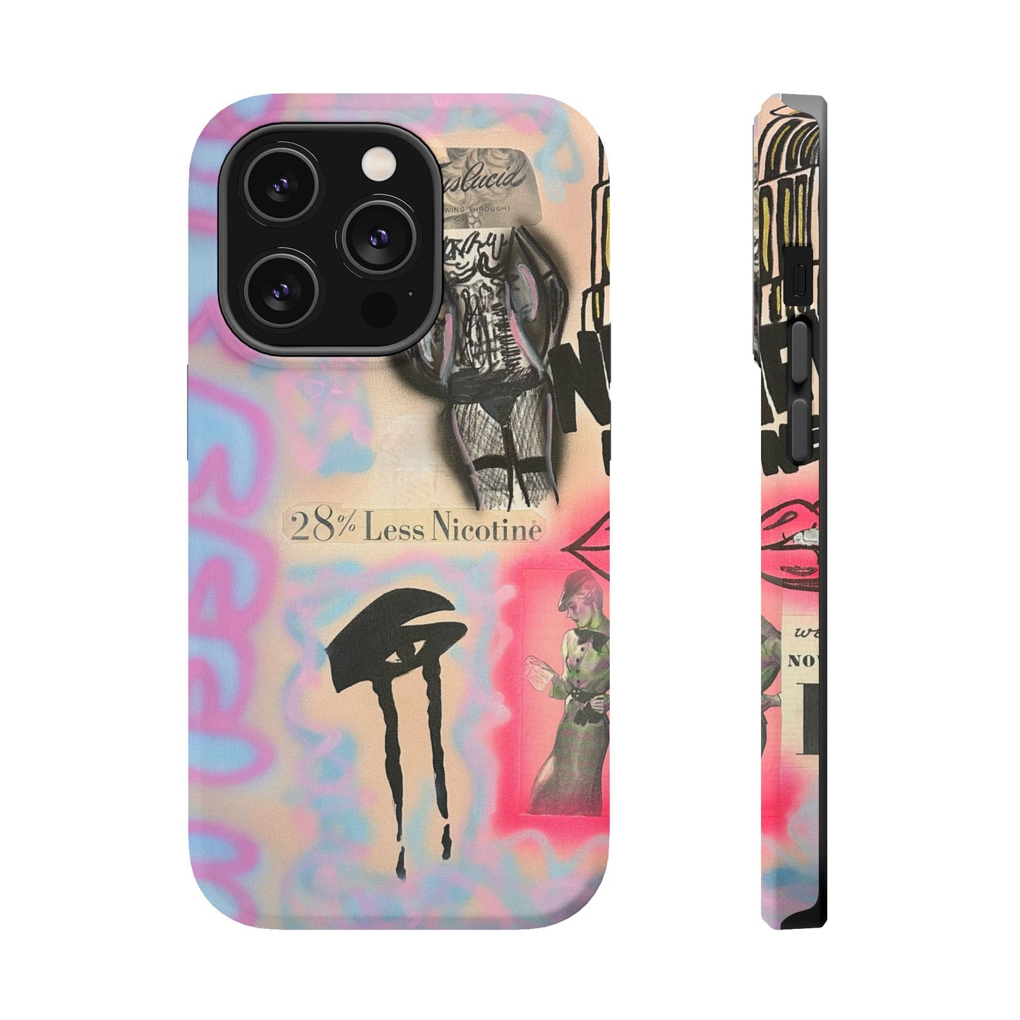 MagSafe "the feeling" airbrush iPhone case