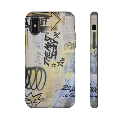 "golden glacier" airbrush iPhone case