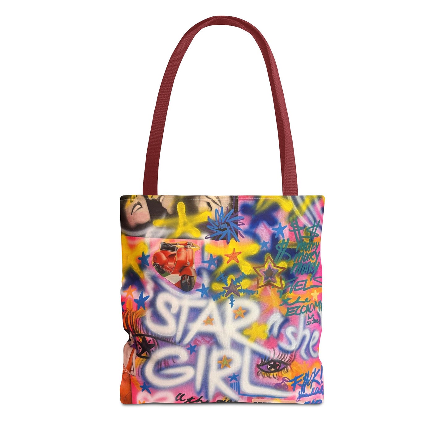 "STARGIRL" airbrush tote bag